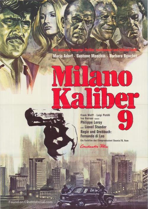 Milano calibro 9 - German Movie Poster