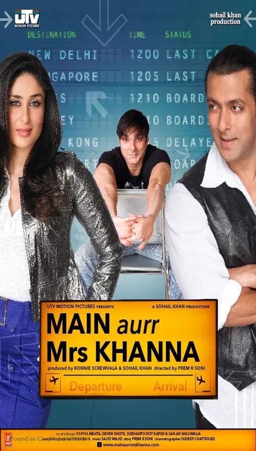 Main Aur Mrs Khanna 2009 Indian Movie Poster