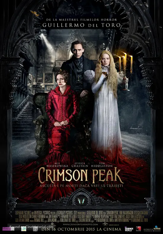 Crimson Peak - Romanian Movie Poster