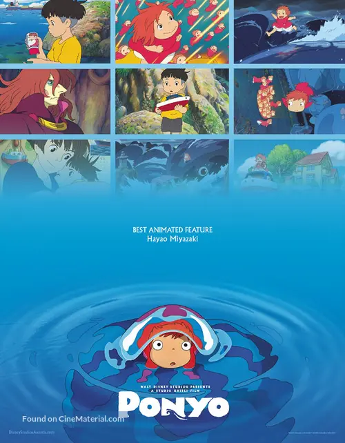 Download Gake No Ue No Ponyo 2008 Movie Poster Free Get Wallpaper Gake No Ue No Ponyo 2008 Movie Poster Desktop Wallpaper