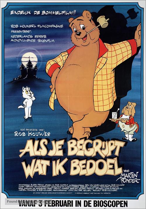 Als je begrijpt wat ik bedoel - Dutch Movie Poster