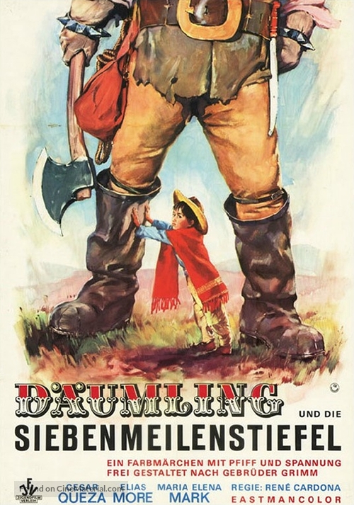 Aventuras de Joselito y Pulgarcito - German Movie Poster