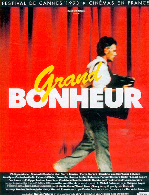 Grand bonheur - French Movie Poster