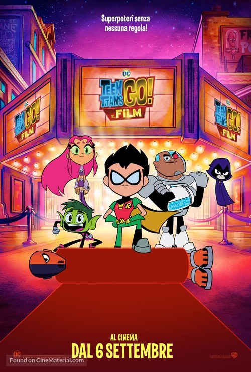Teen Titans Go! To the Movies - Italian Movie Poster