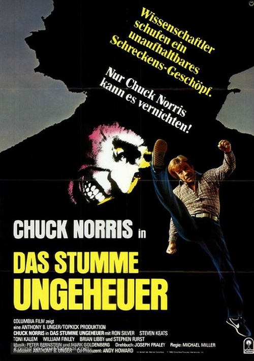 Silent Rage - German Movie Poster