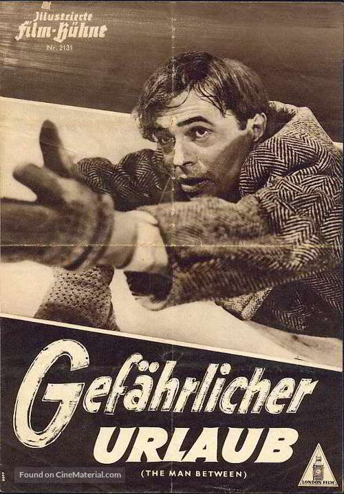The Man Between - German poster