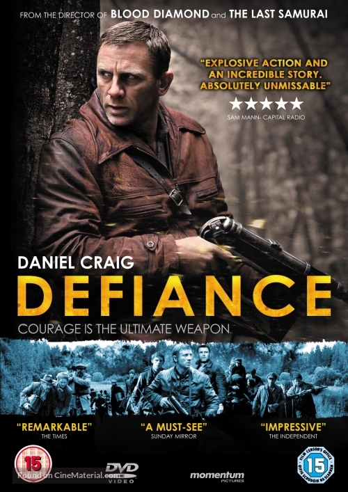 Defiance - British DVD movie cover