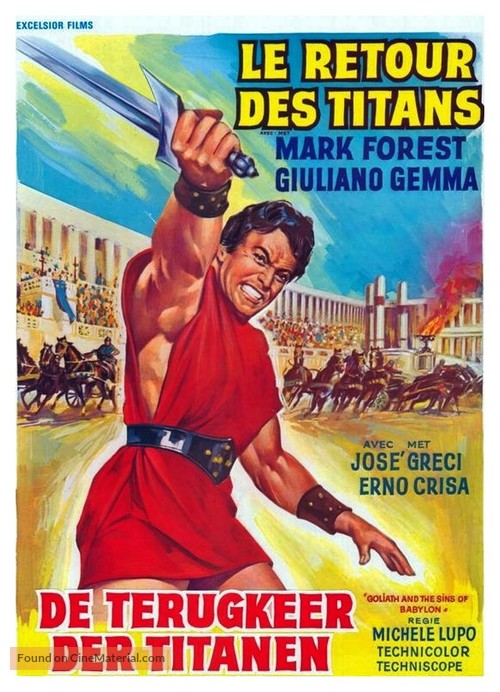 Maciste, l&#039;eroe pi&ugrave; grande del mondo - Belgian Movie Poster