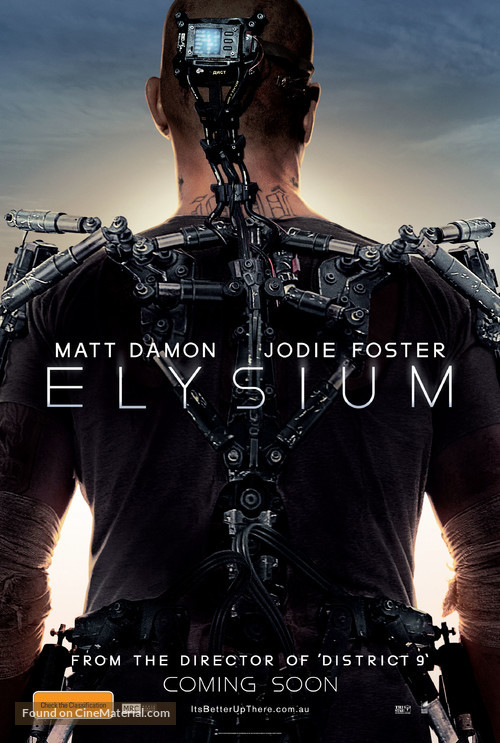 Elysium - Australian Movie Poster