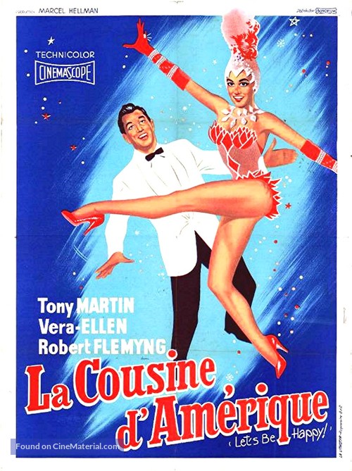 Let&#039;s Be Happy - French Movie Poster