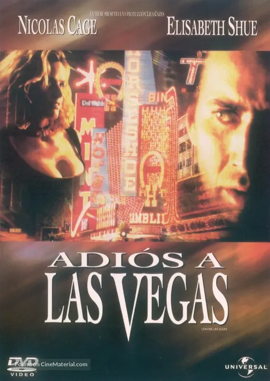 Leaving Las Vegas - Spanish DVD movie cover