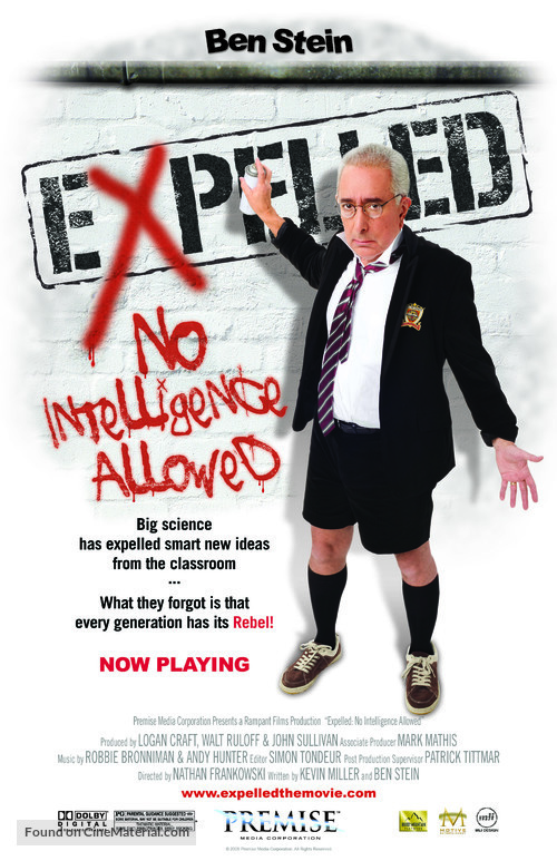 Expelled: No Intelligence Allowed - Movie Poster