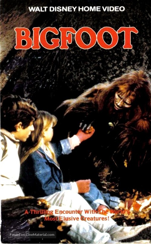 &quot;Disneyland&quot; Bigfoot - VHS movie cover