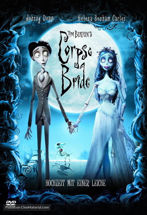 Corpse Bride - German DVD movie cover