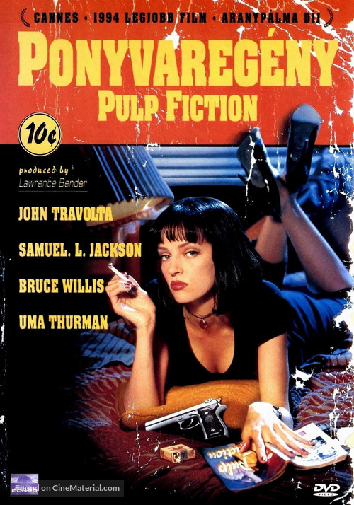 Pulp Fiction - Hungarian DVD movie cover