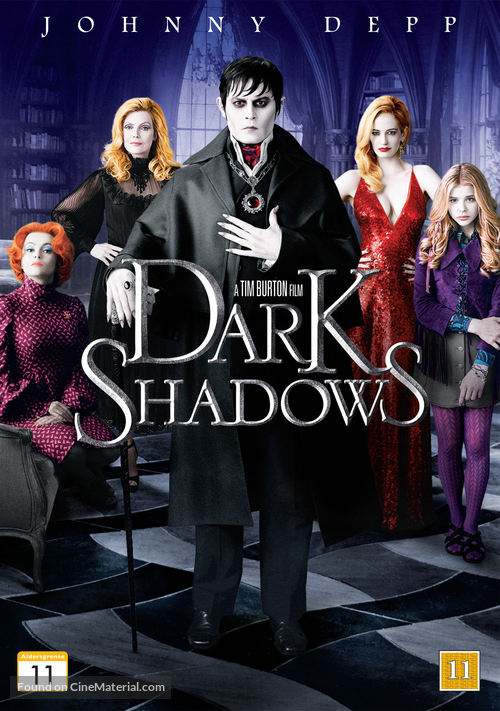 Dark Shadows - Danish DVD movie cover