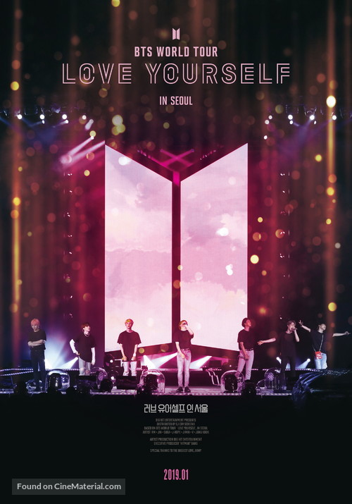 BTS World Tour: Love Yourself in Seoul - South Korean Movie Poster