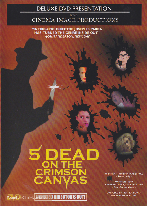5 Dead on the Crimson Canvas - DVD movie cover