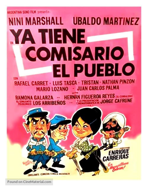 Ya tiene comisario el pueblo - Argentinian Movie Poster