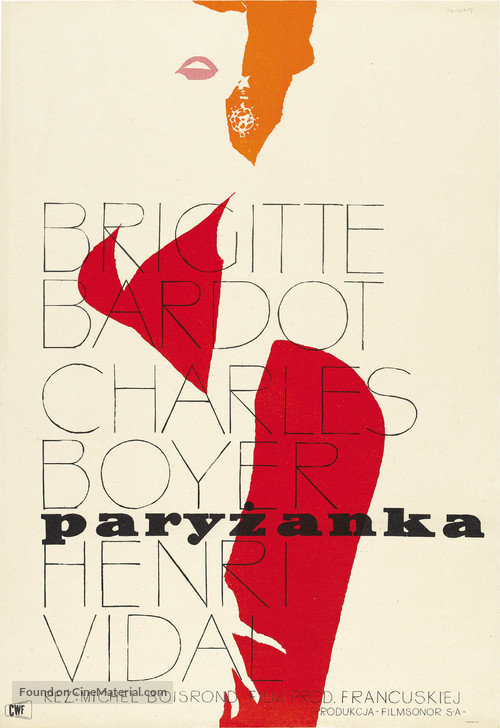 Une parisienne - Polish Movie Poster