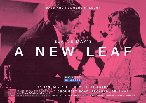 A New Leaf - British Movie Poster