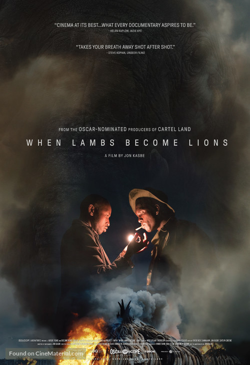 When Lambs Become Lions - Movie Poster