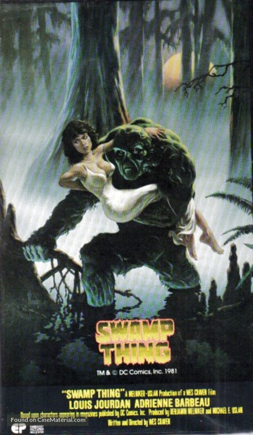 Swamp Thing - VHS movie cover