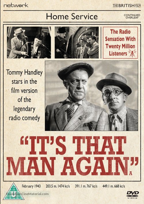 It&#039;s That Man Again - British DVD movie cover