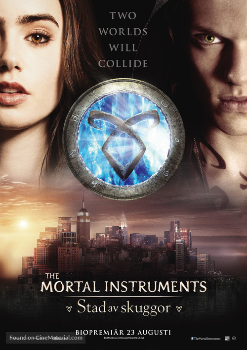 The Mortal Instruments: City of Bones - Swedish Movie Poster