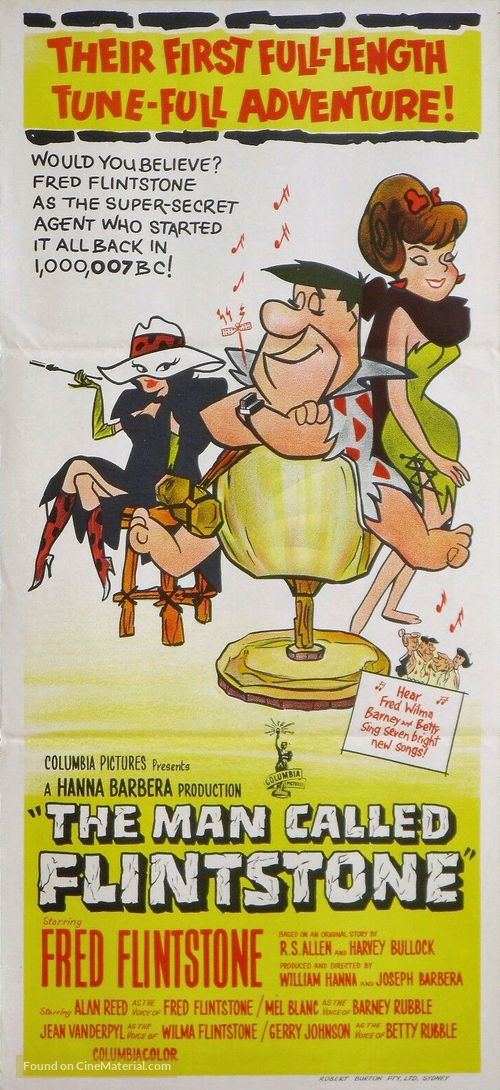 The Man Called Flintstone - Australian Movie Poster
