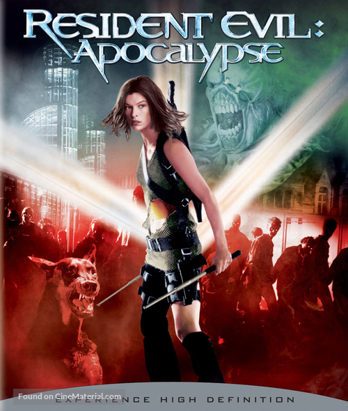 Resident Evil: Apocalypse - Blu-Ray movie cover