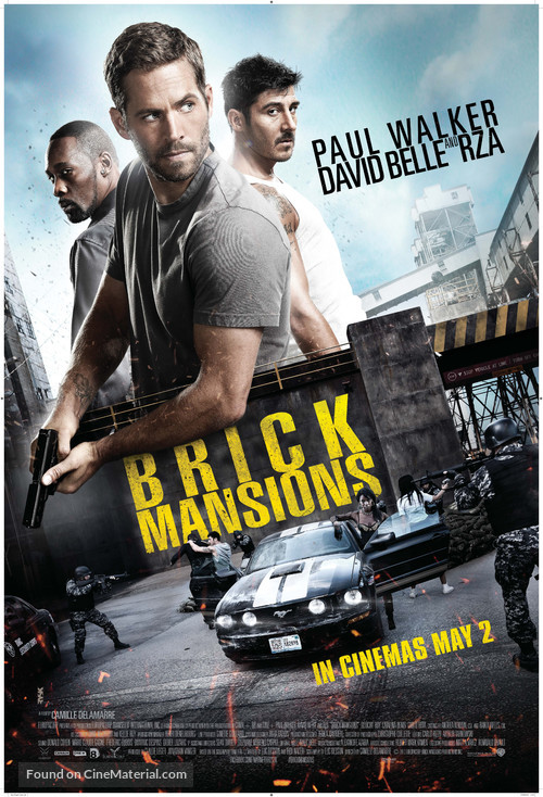 Brick Mansions - British Movie Poster