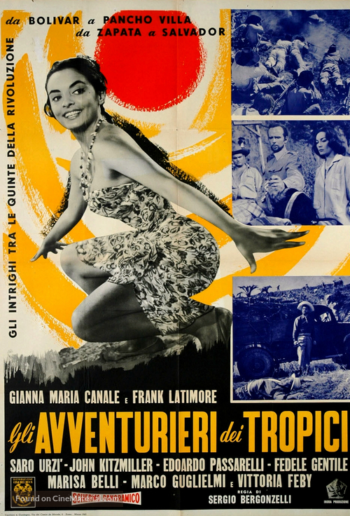 Gli avventurieri dei tropici - Italian Movie Poster