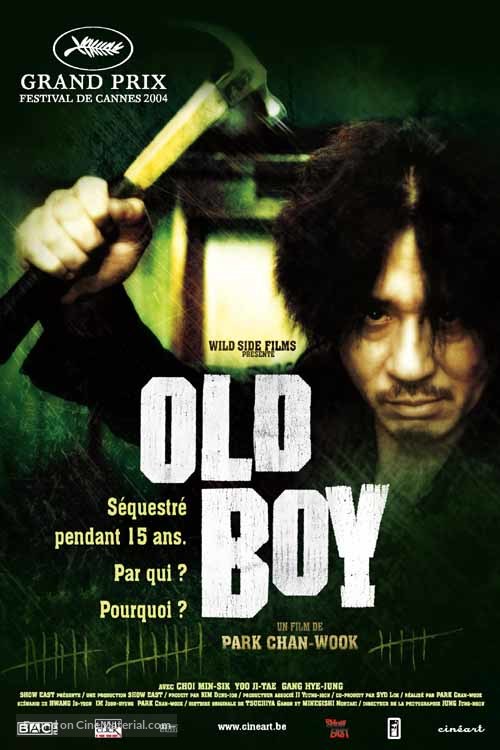 Oldboy - Belgian Movie Poster