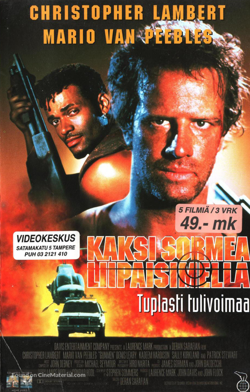 Gunmen - Finnish VHS movie cover