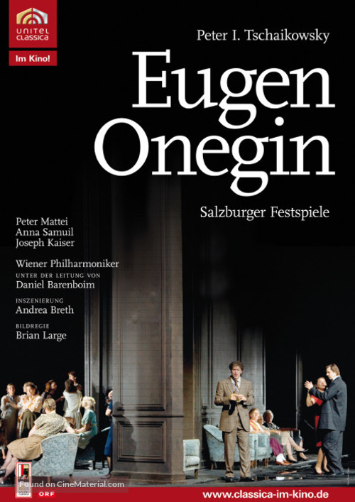 Eugen Onegin - German Movie Poster