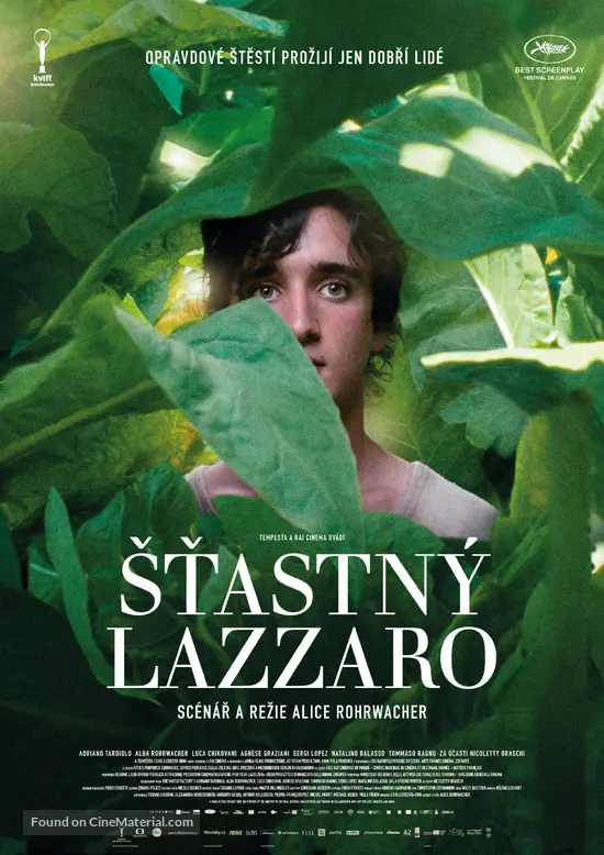 Lazzaro felice - Czech Movie Poster