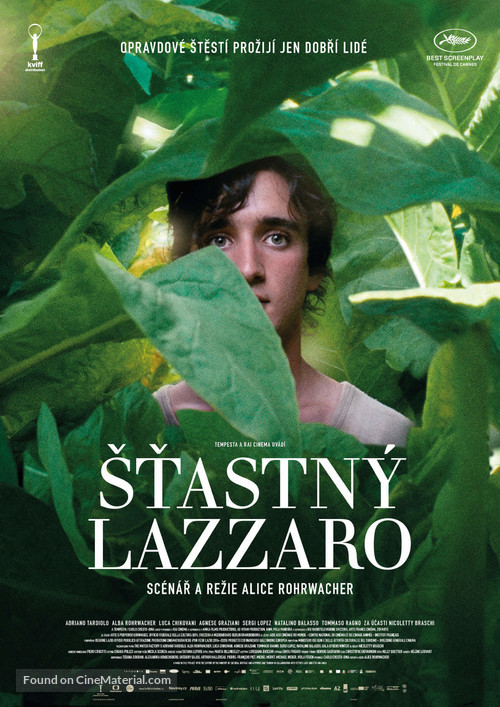 Lazzaro felice - Czech Movie Poster