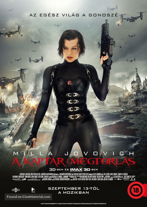 Resident Evil: Retribution - Hungarian Movie Poster