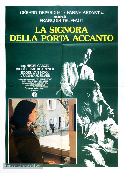 La femme d&#039;&agrave; c&ocirc;t&eacute; - Italian Movie Poster