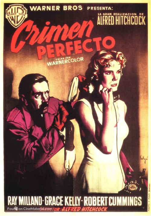 Dial M for Murder - Spanish Movie Poster