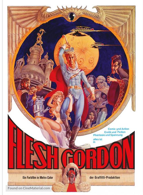 Flesh Gordon - German Movie Cover