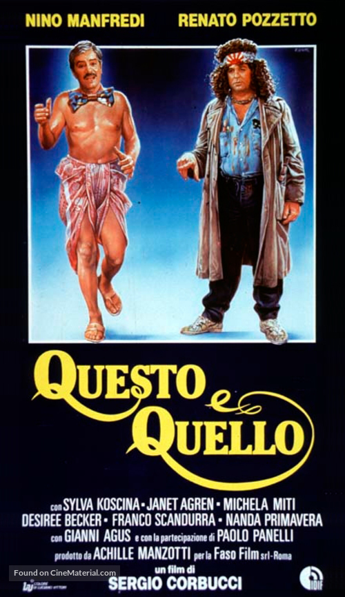 Questo e quello - Italian Movie Poster