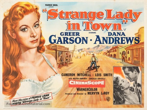 Strange Lady in Town - British Movie Poster