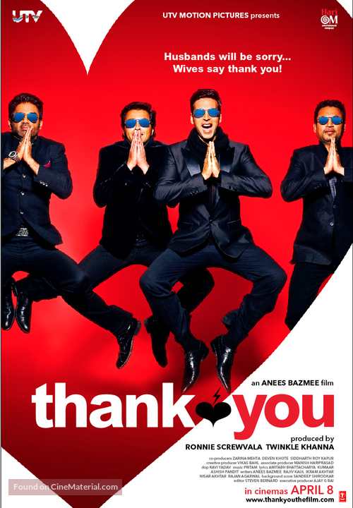 Thank You - Indian Movie Poster