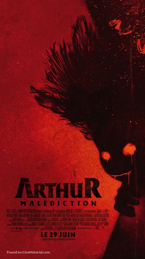 Arthur, mal&eacute;diction - French Movie Poster