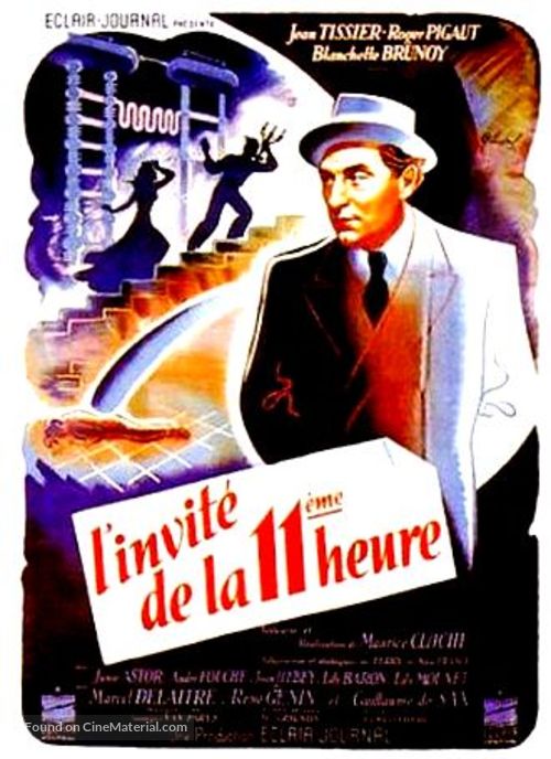 L&#039;invit&eacute; de la onzi&egrave;me heure - French Movie Poster