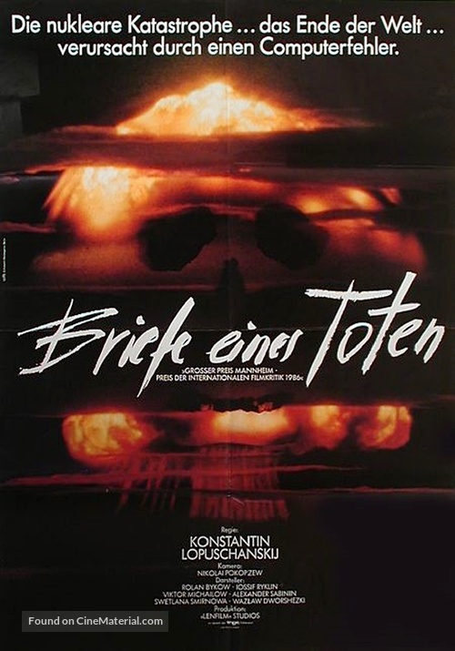 Pisma myortvogo cheloveka - German Movie Poster