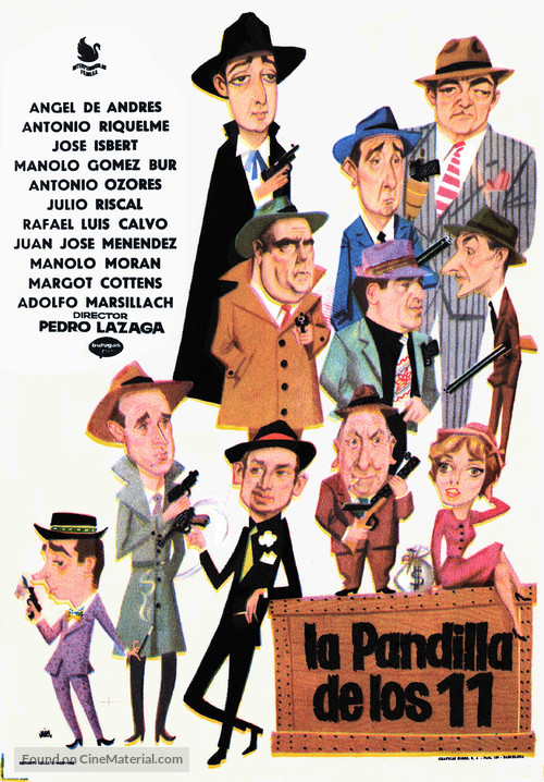 La pandilla de los once - Spanish Movie Poster