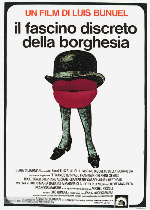 Le charme discret de la bourgeoisie - Italian Movie Poster